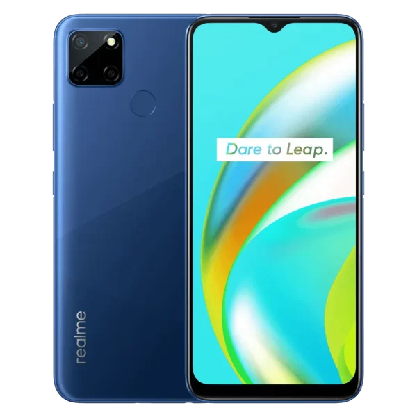 Realme C12 (Power Blue, 3GB RAM, 32GB Storage)-GOOD CATEGORY