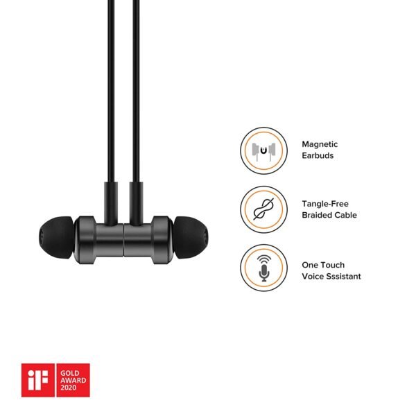 MI Dual Driver Wired in Ear Earphones with Mic (Black) - Image 4