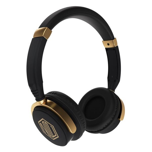 Nu Republic Nu Funx Wireless Headphones with Mic (Black and Gold)