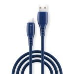 Portronics Konnect A C to Type C:60 W Type C to Type C Nylon Braided Cable ,Blue(POR 1561)