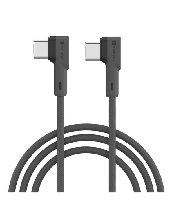 PORTRONICS 1441 Konnect L Type C to Type C Cable - Grey